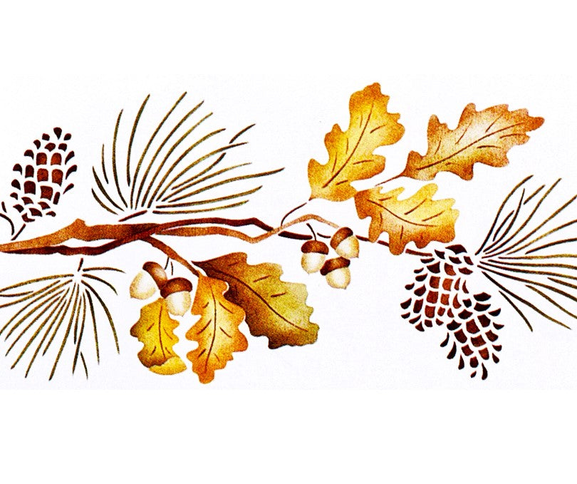 78 Oak & Pine Stencil Design – Yowler & Shepps Stencils 78-oak-pine-stencil-design-yowler-shepps-stencils