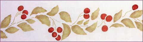 #21 Blanche's Berries Stencil