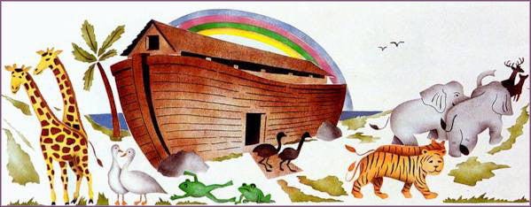 #73 Noah's Ark Stencil