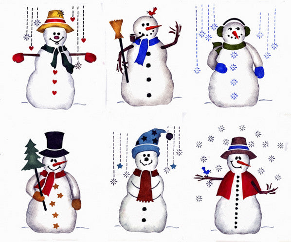 408 Build-A-Snowman – Yowler & Shepps Stencils